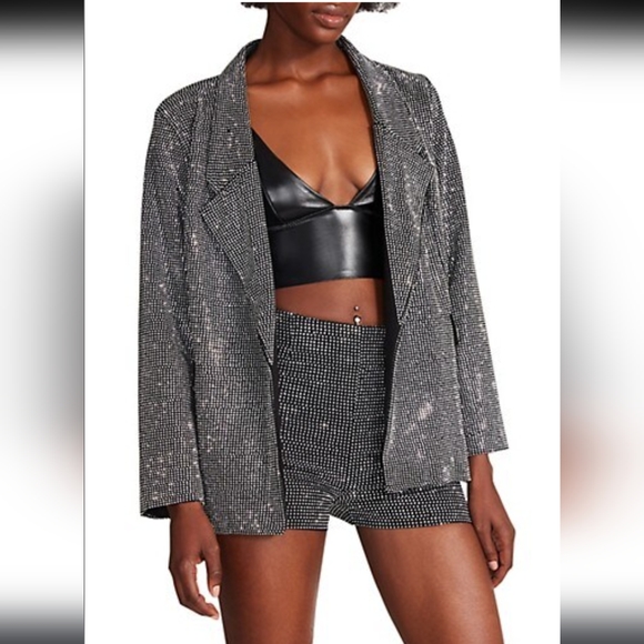 Steve Madden rhinestone blazer - Picture 1 of 7